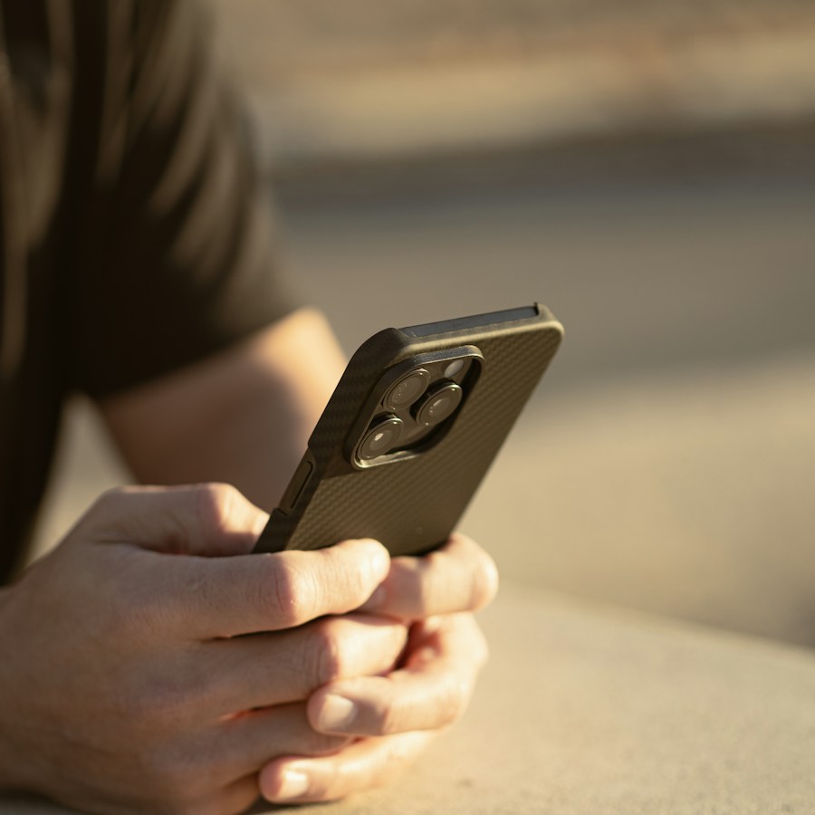 Uploading a document from a phone